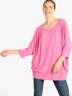 Deva Moda Maxi blusa donna con manica a pipistrello