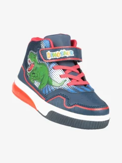 Dinosaur Sneakers alte da bambino con luci