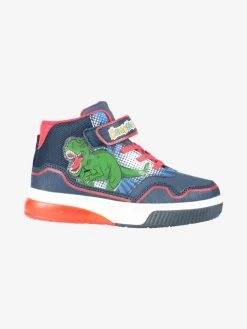 Dinosaur Sneakers alte da bambino con luci