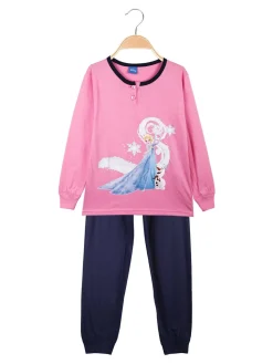 Disney Frozen Elsa pigiama lungo bambina in cotone