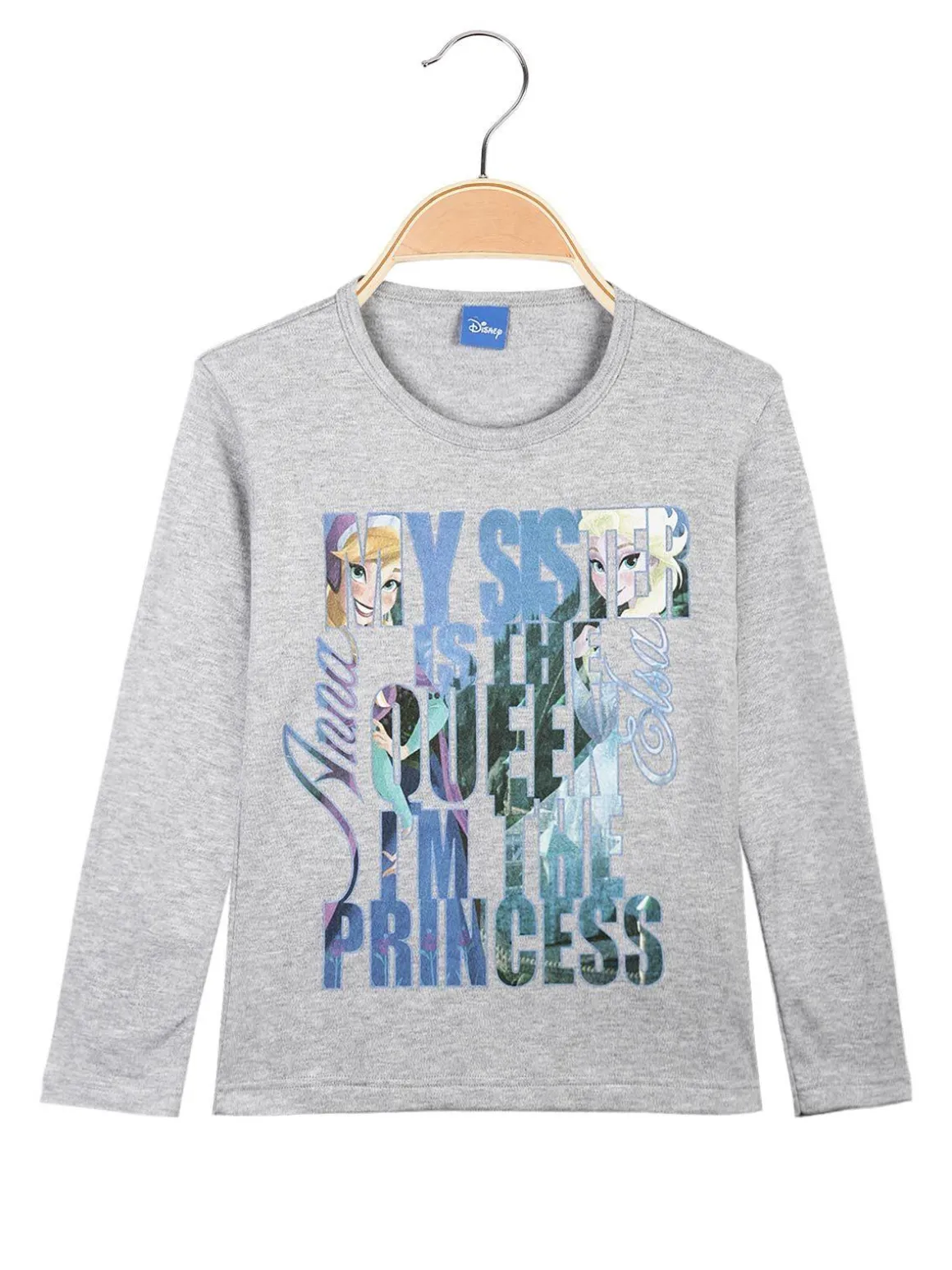 Disney Frozen Maglietta bimba Anna E Elsa in caldo cotone