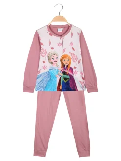 Disney Frozen Pigiama lungo da bambina in cotone