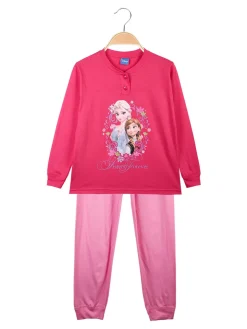 Disney Frozen Pigiama lungo da bambina in cotone Elsa e Anna