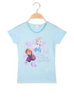 Disney Frozen T-shirt da bambina Anna E Elsa in cotone