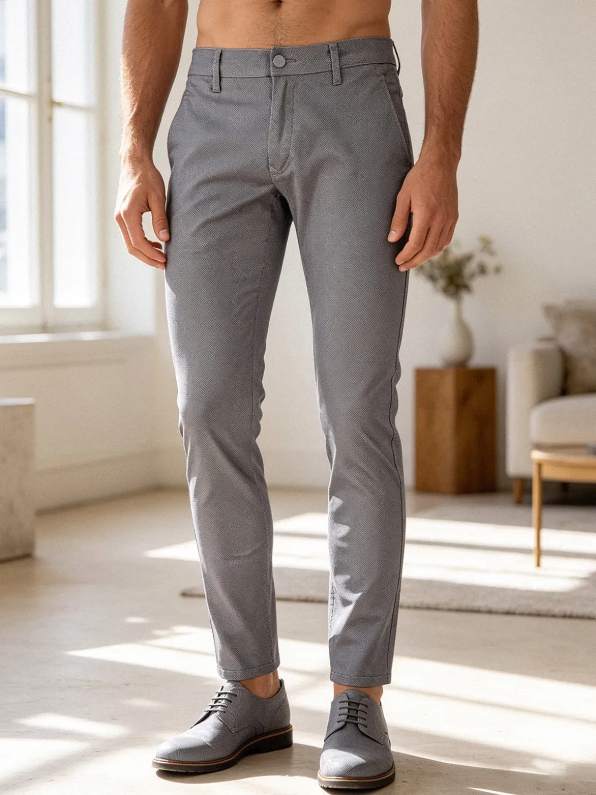 3-D Jeans Pantaloni casual da uomo slim fit - taglie grandi