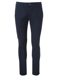 3-D Jeans Pantaloni da uomo slim fit in cotone - blu scuro