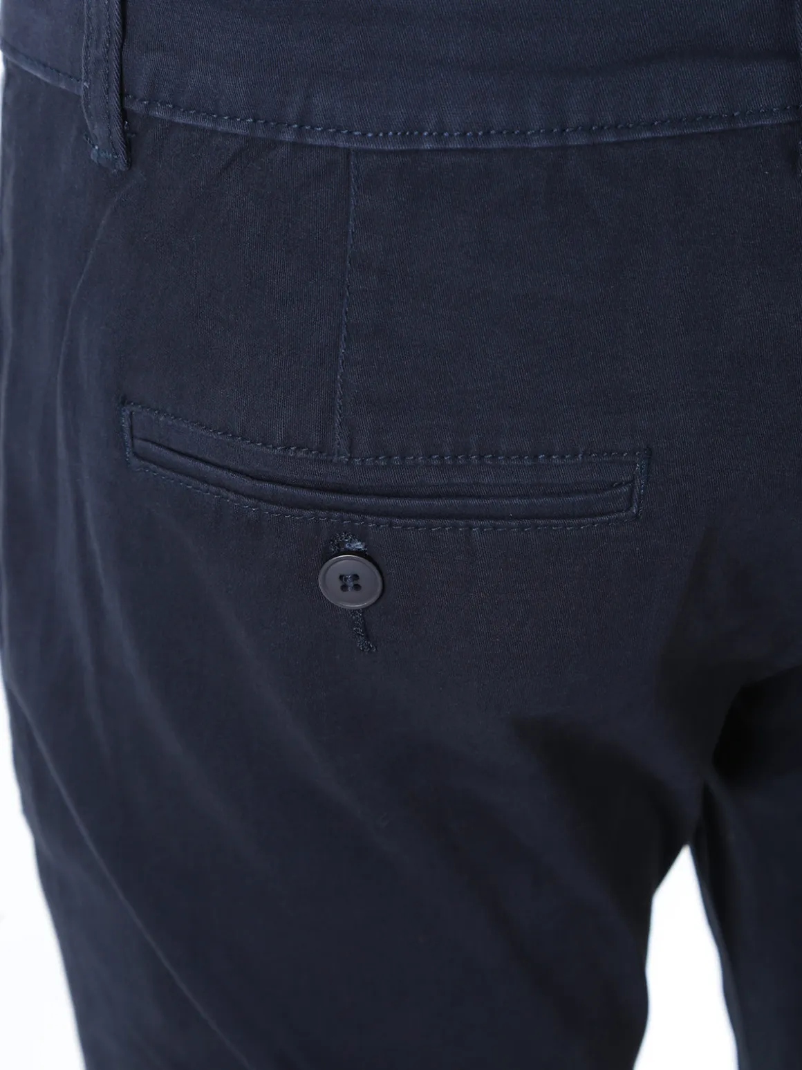 3-D Jeans Pantaloni da uomo slim fit in cotone - blu scuro