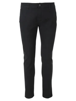 3-D Jeans Pantaloni da uomo slim fit in cotone - nero