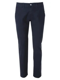 3-D Jeans Pantaloni da uomo slim fit in cotone taglie grandi - blu scuro