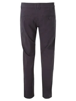 3-D Jeans Pantaloni da uomo slim fit in cotone taglie grandi - grigio scuro