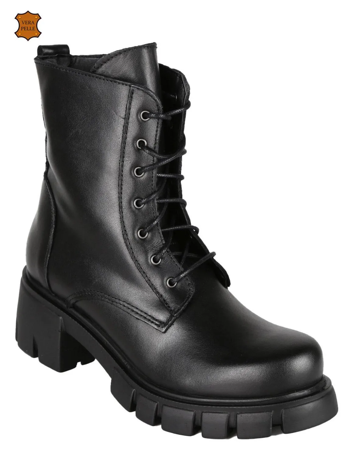 Dolce Moda Anfibi in pelle con tacco