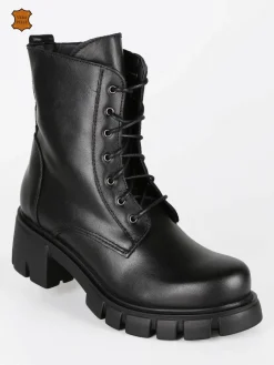 Dolce Moda Anfibi in pelle con tacco
