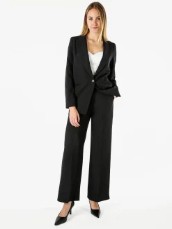 Doremi Completo elegante da donna con giacca e pantaloni - nero