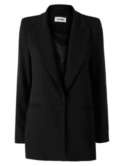 Doremi Completo elegante da donna con giacca e pantaloni - nero