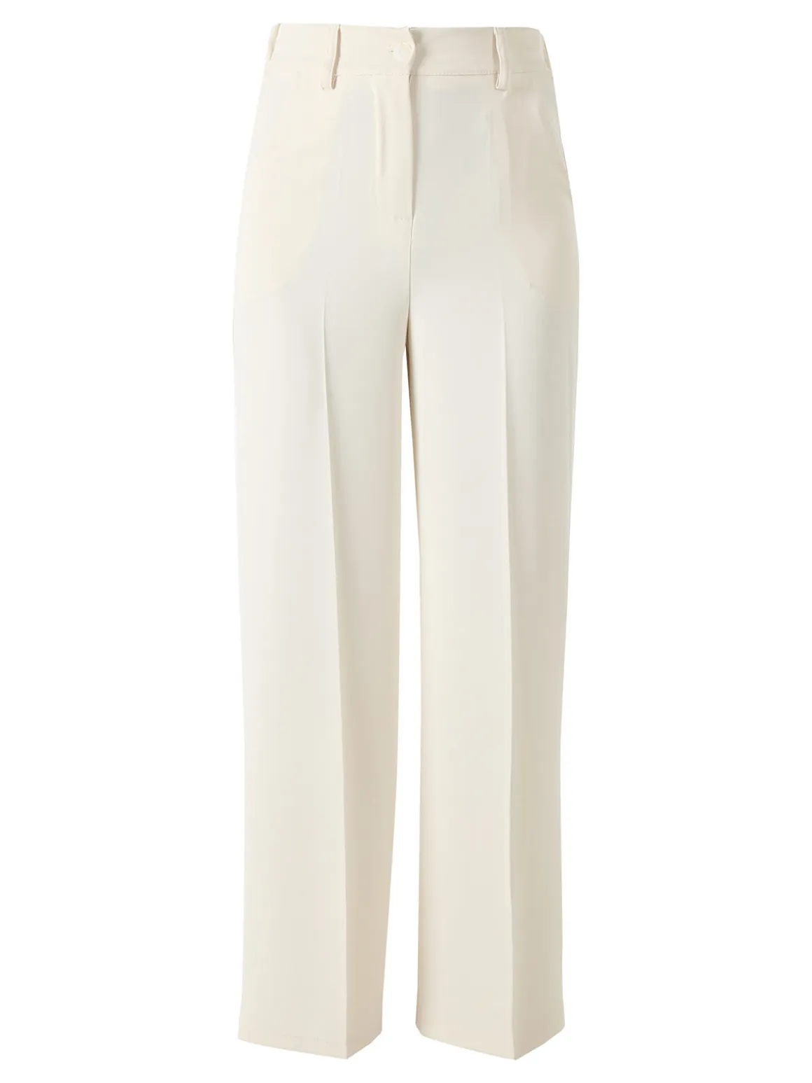 Doremi Completo elegante da donna con giacca e pantaloni - panna