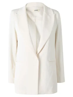 Doremi Completo elegante da donna con giacca e pantaloni - panna