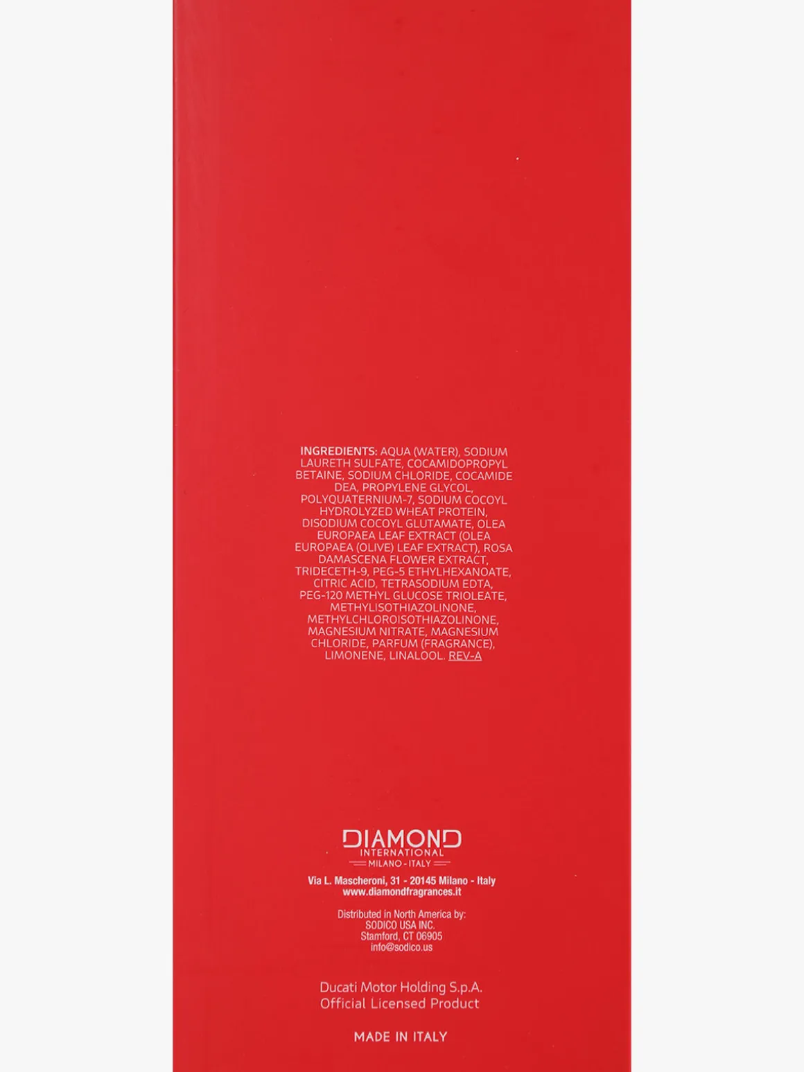 Ducati Sport shampo e shower gel da uomo