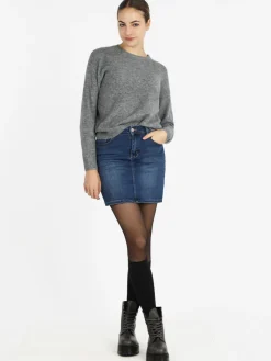 Eilous Jeans Gonna corta in jeans