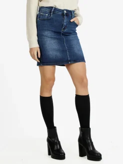 Eilous Jeans Gonna in jeans da donna