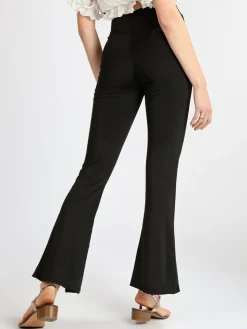 Eletta Pantaloni donna a zampa con zip finale