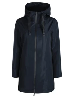 Ellen Rose Giacca a vento da donna con cappuccio e zip