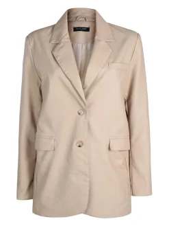 Ellen Rose Giacca donna in ecopelle con bottoni
