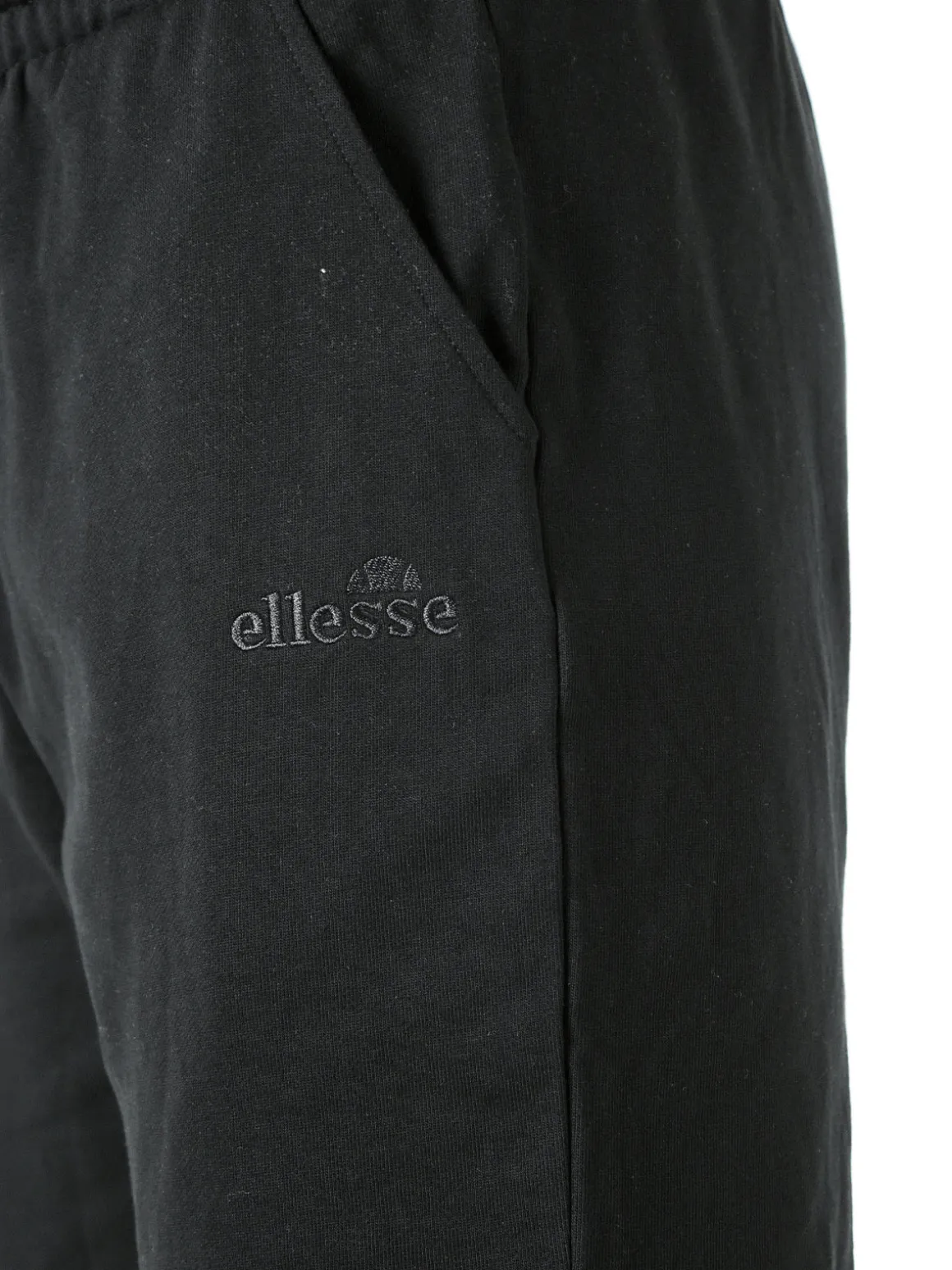 Ellesse Bermuda da uomo in felpa con coulisse - nero