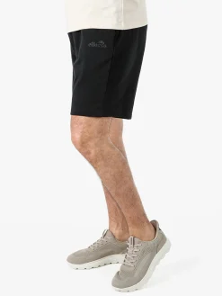 Ellesse Bermuda da uomo in felpa con coulisse - nero
