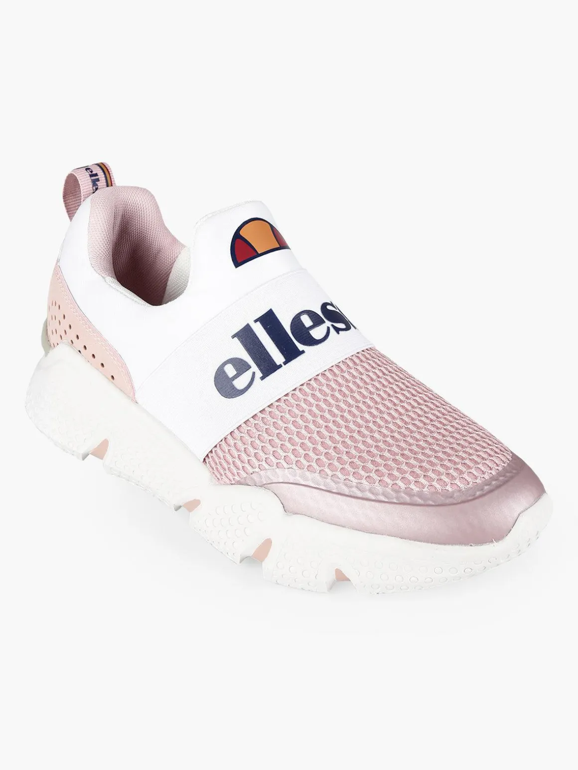 Ellesse Scarpe slip on in tessuto con zeppa