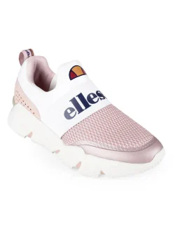 Ellesse Scarpe slip on in tessuto con zeppa