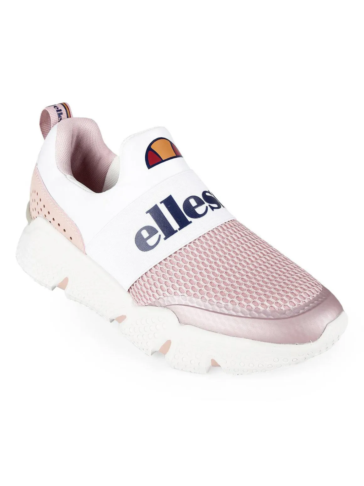 Ellesse Scarpe slip on in tessuto con zeppa