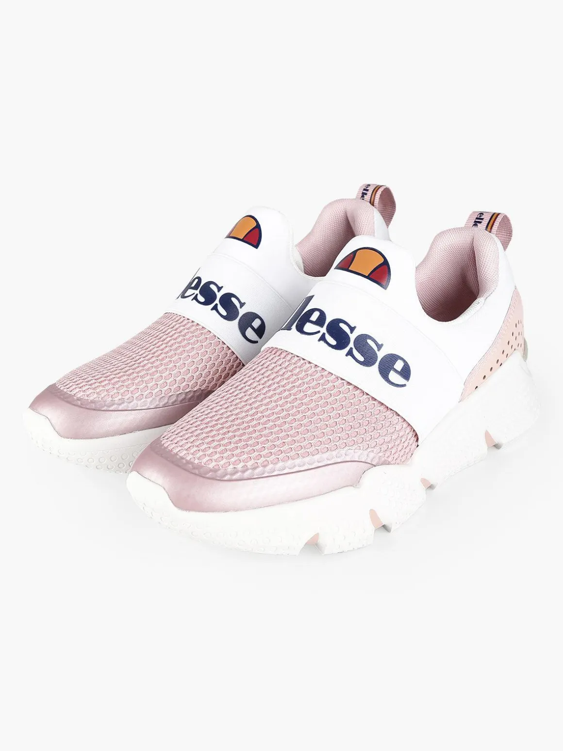 Ellesse Scarpe slip on in tessuto con zeppa