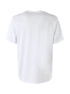 Ellesse T-shirt girocollo da uomo in cotone con logo - bianco
