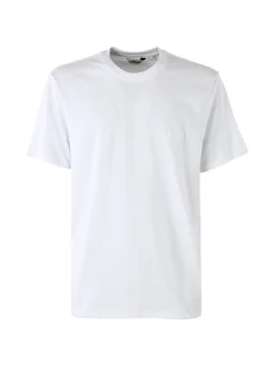 Ellesse T-shirt girocollo da uomo in cotone con logo - bianco