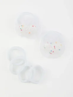 Em Beauty Elastici per capelli bambina con cuori
