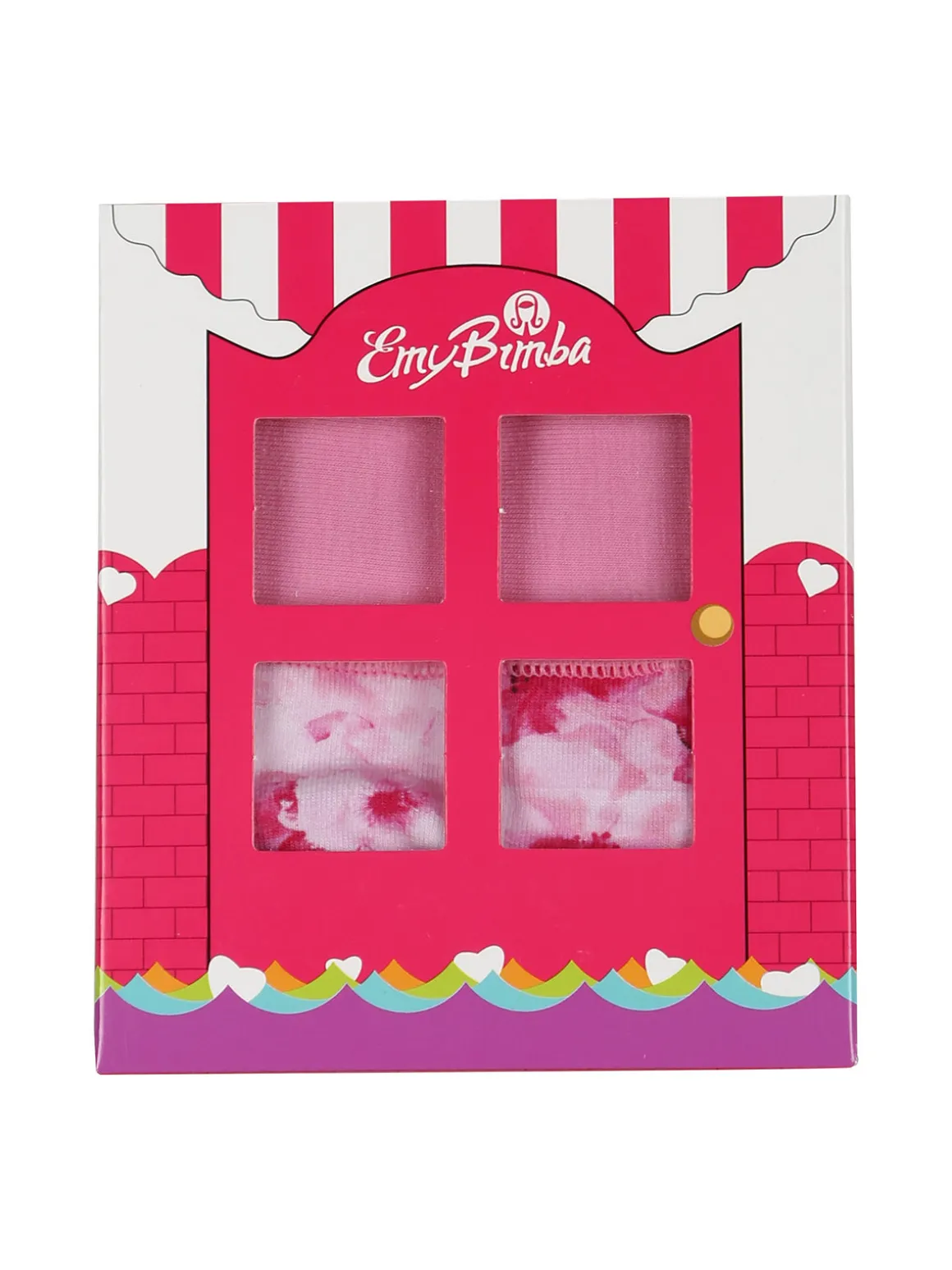 Emy Bimba Slip da bambina in cotone - rosa