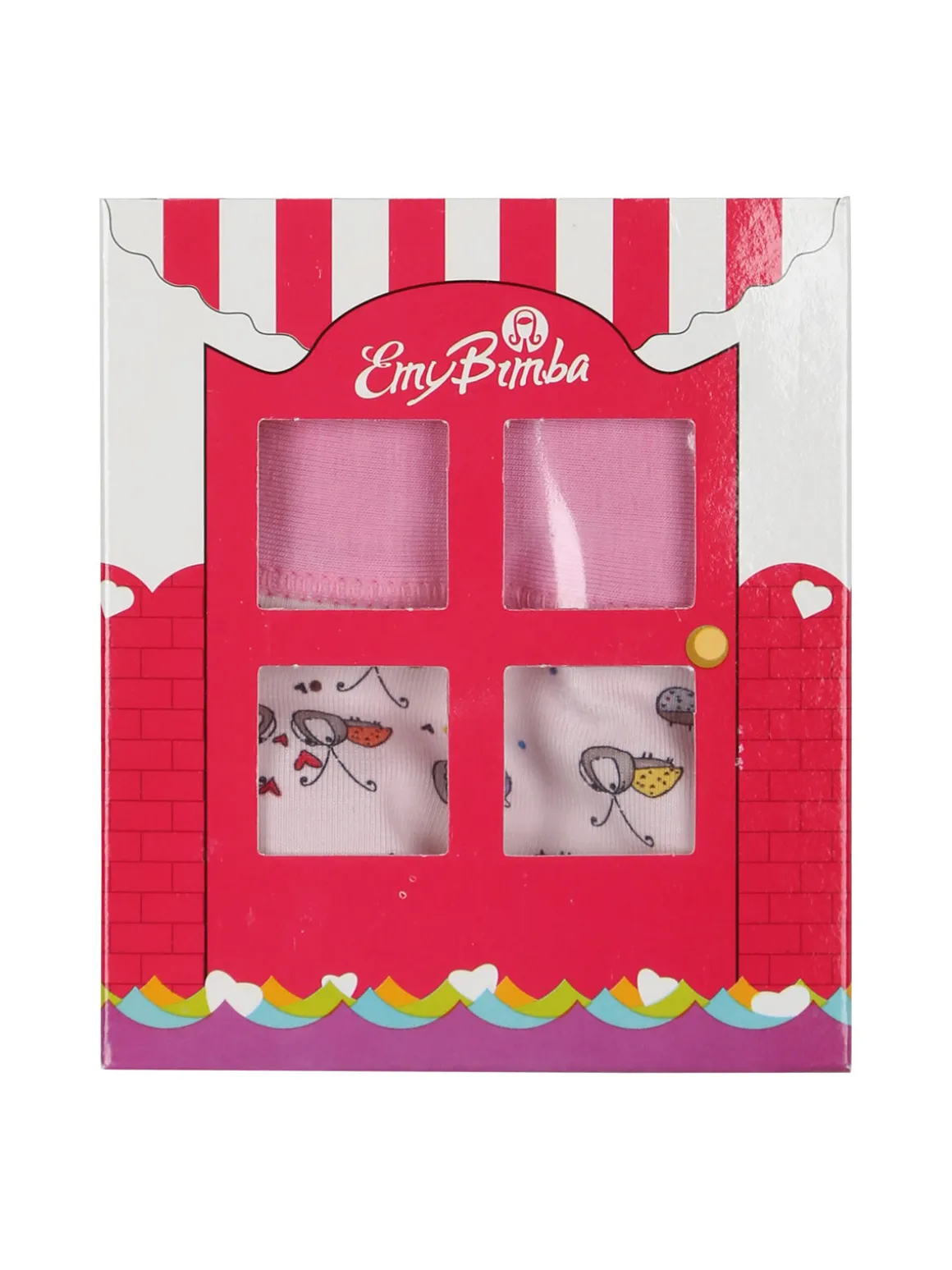 Emy Bimba Slip da bambina in cotone - fucsia
