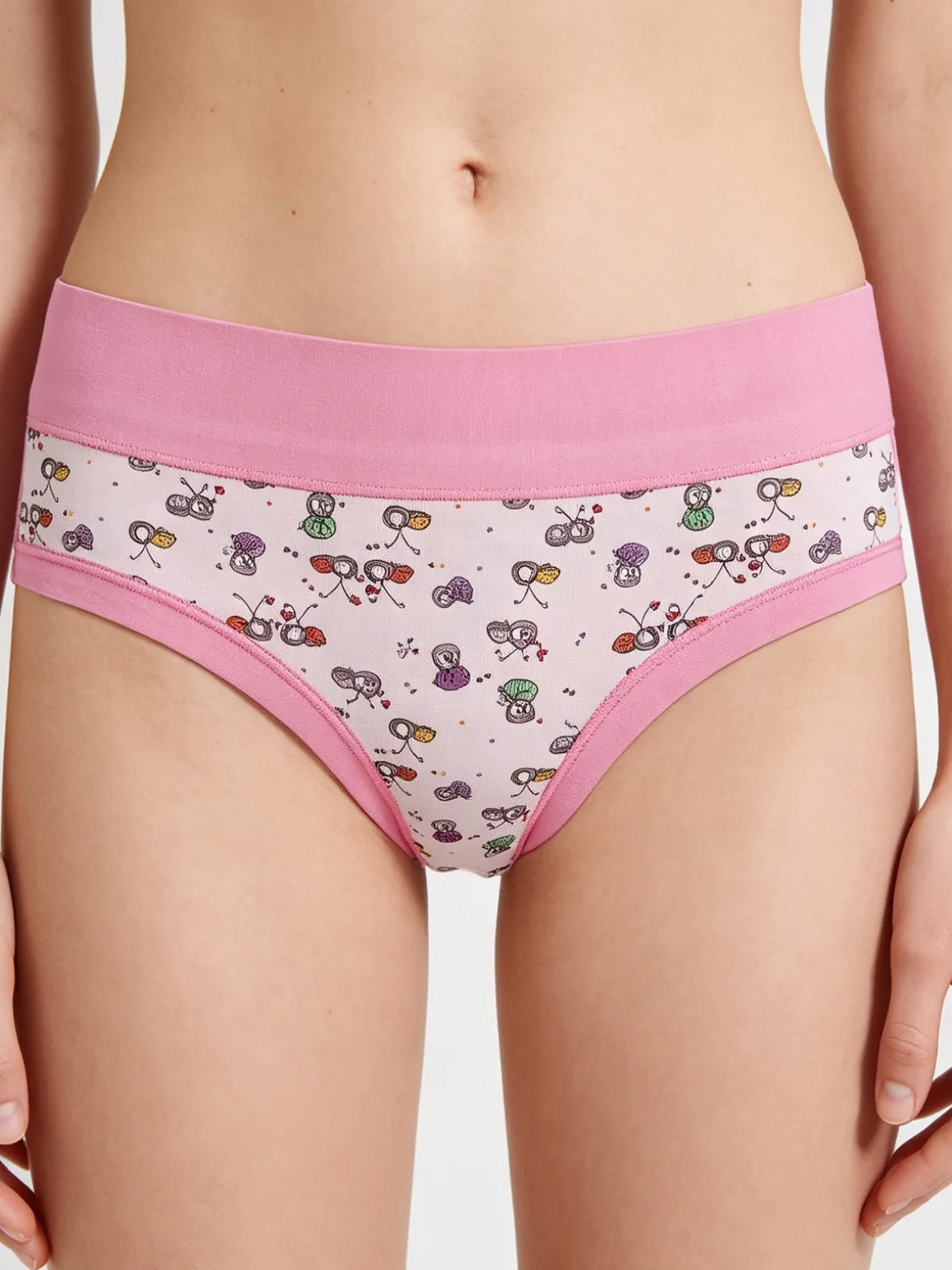 Emy Bimba Slip da bambina in cotone - fucsia