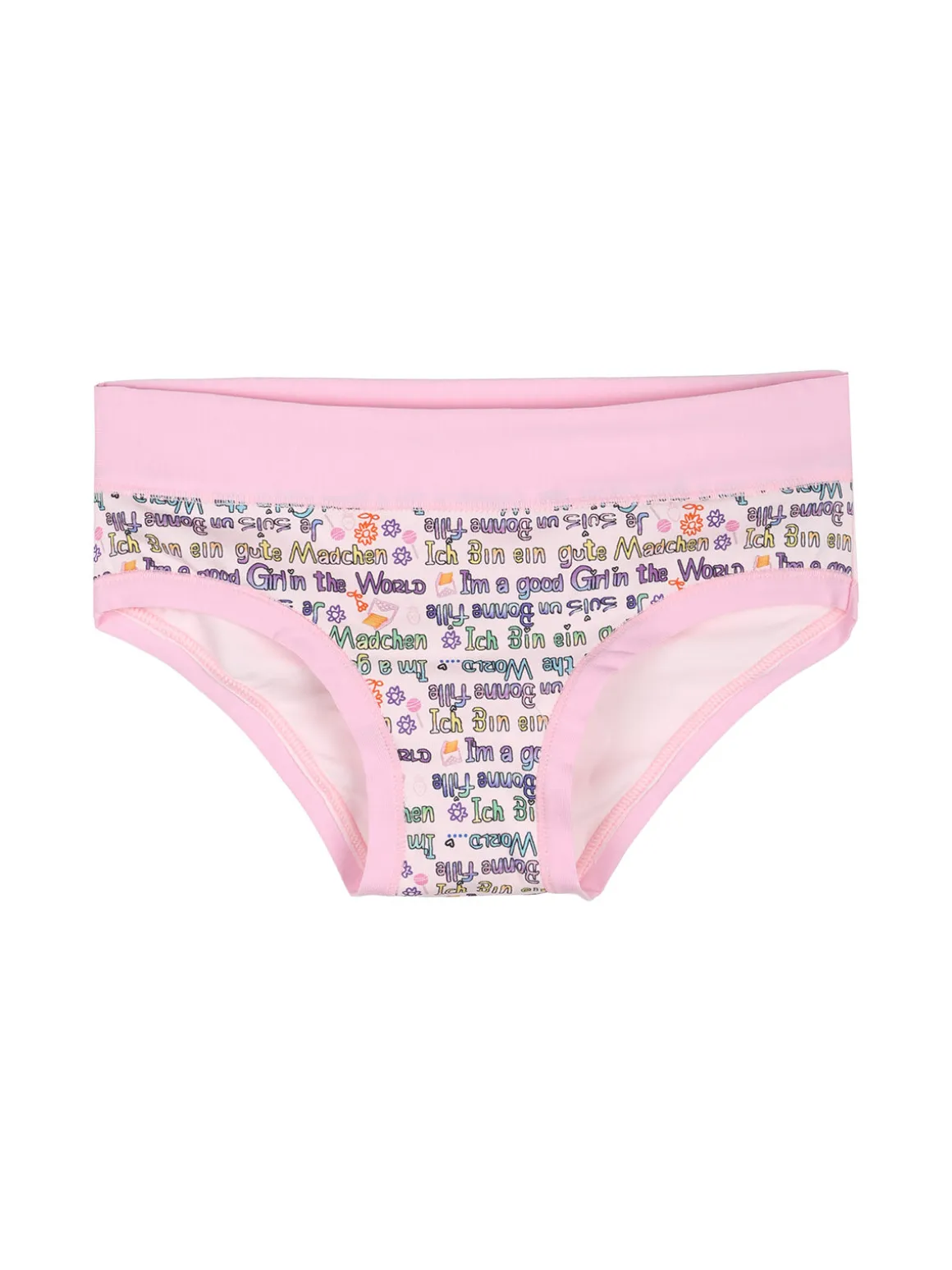 Emy Bimba Slip da bambina in cotone con stampe - rosa
