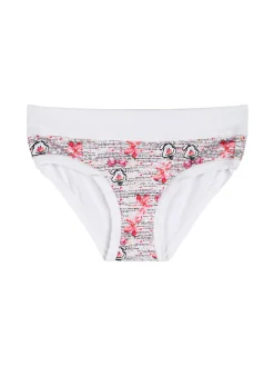 Emy Bimba Slip da bambina in cotone - bianco