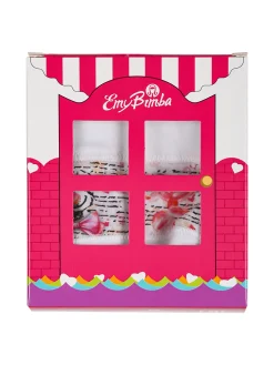 Emy Bimba Slip da bambina in cotone - bianco