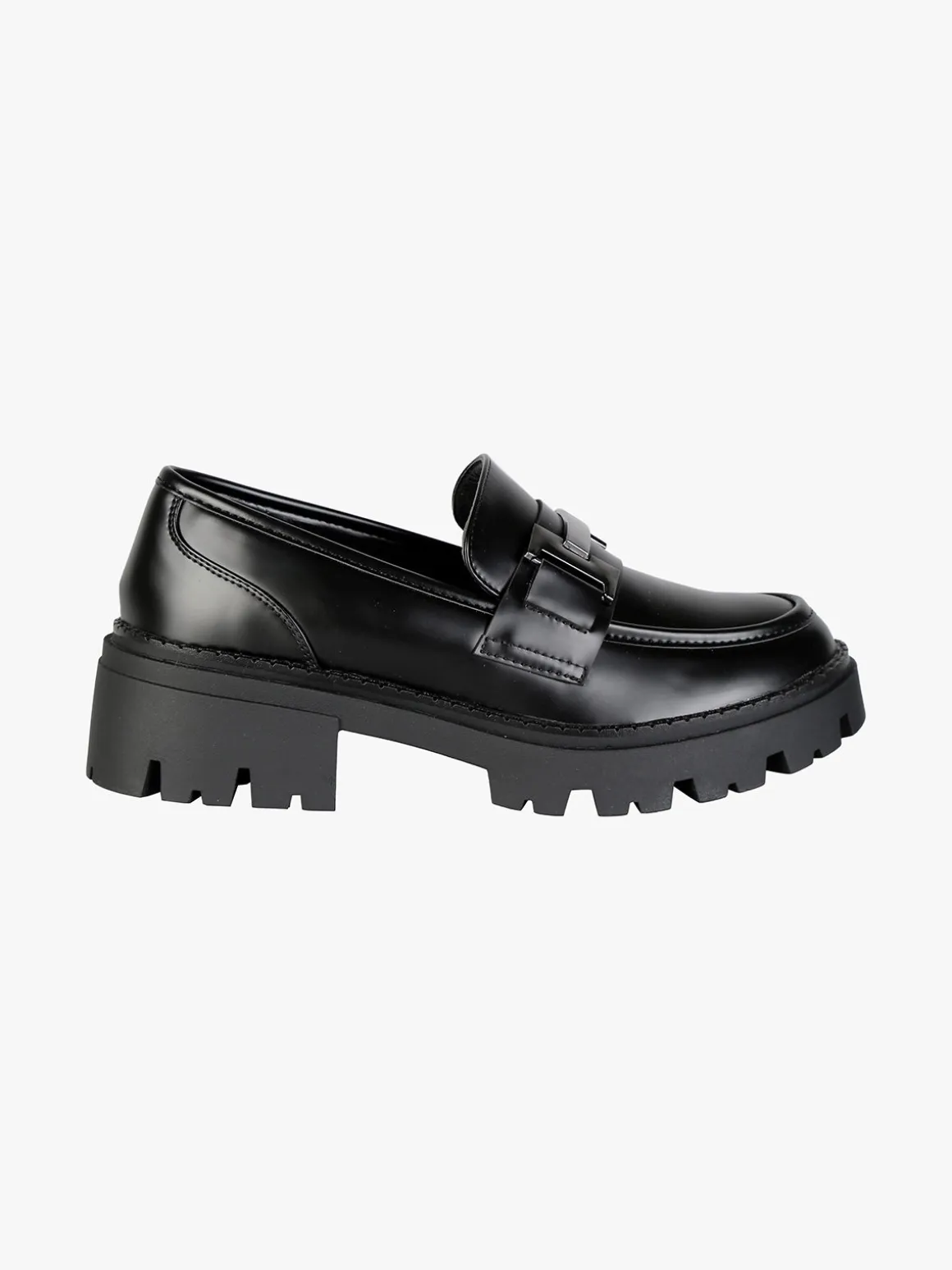 Energy Mocassini donna in ecopelle con suola alta e plateau