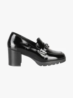 Energy Mocassini donna lucidi con tacco