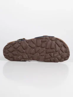 Energy Sandali anatomici in pelle blu