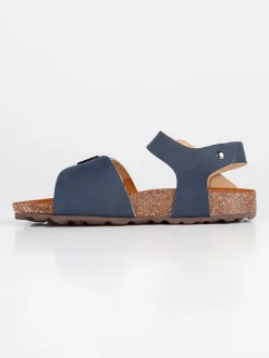 Energy Sandali anatomici in pelle blu