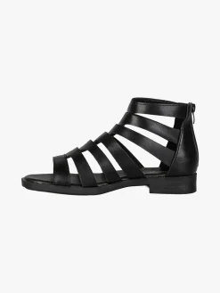 Energy Sandali bassi da donna con cerniera sul retro - nero