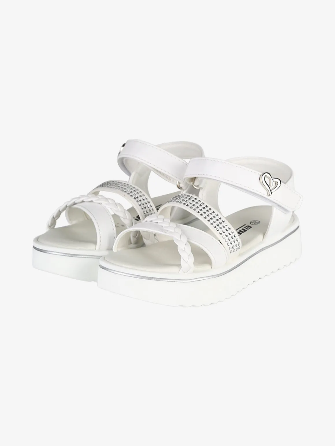 Energy Sandali da bambina con platform e cinturino a strappo