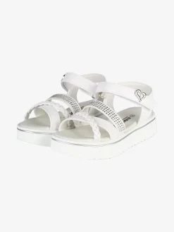 Energy Sandali da ragazza con platform e cinturino a strappo