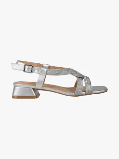Energy Sandali donna con tacco largo e fascette in corda