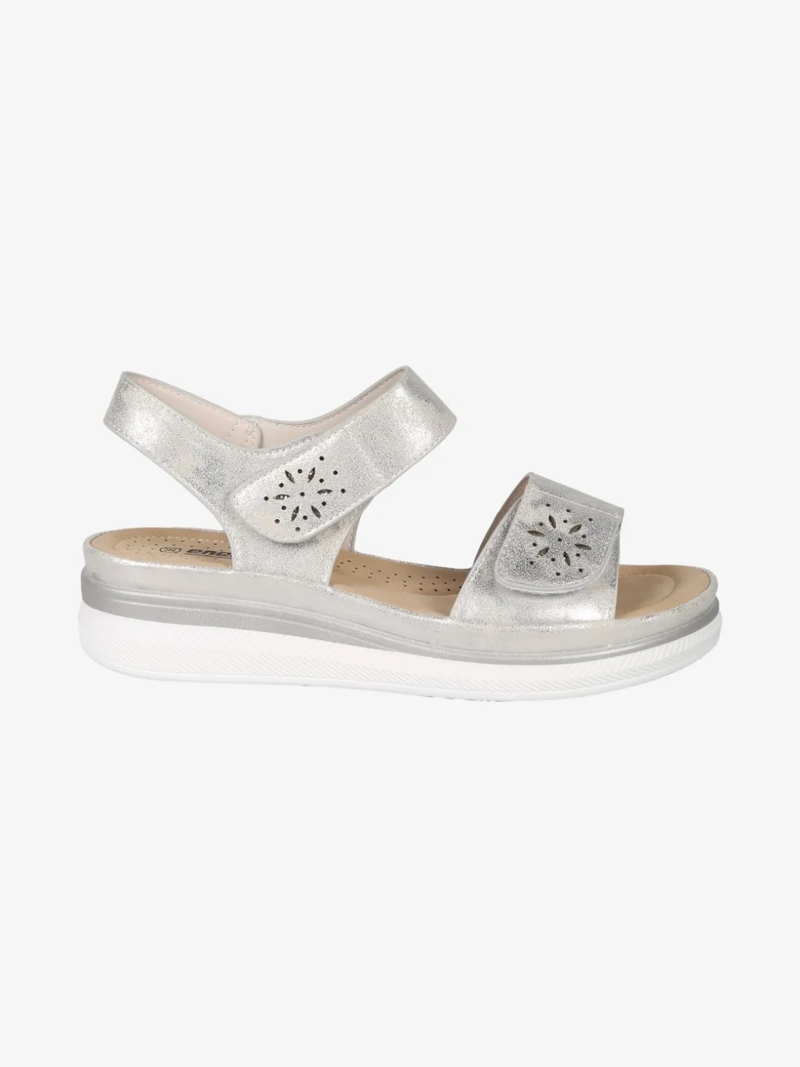 Energy Sandali donna con zeppa e cinturini a strappo